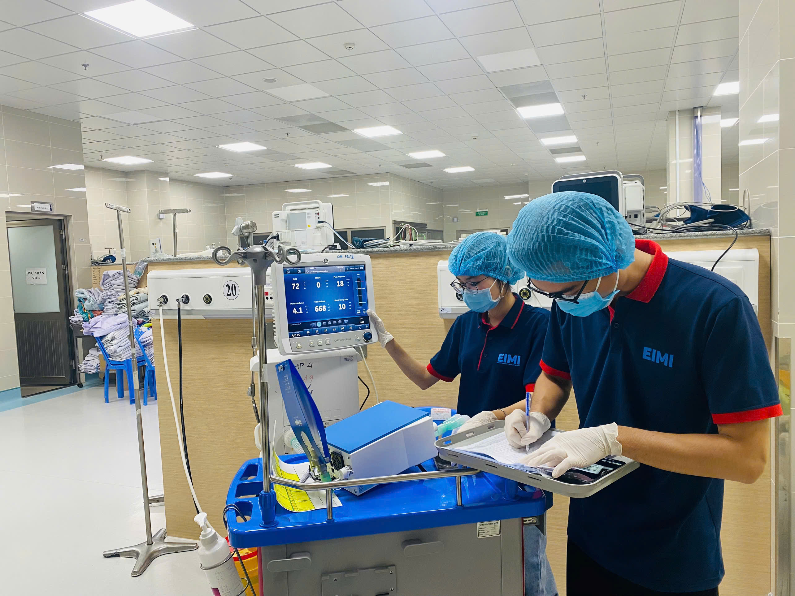 Kỹ thuật EIMI kiểm định máy thở
